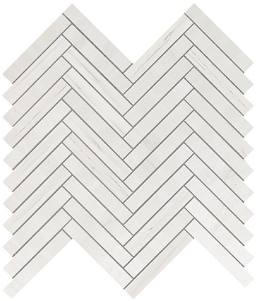 Мозаика Atlas Concorde Marvel Stone Bianco Dolomite Herringbone Wall 30,5X30 см, 9SHD