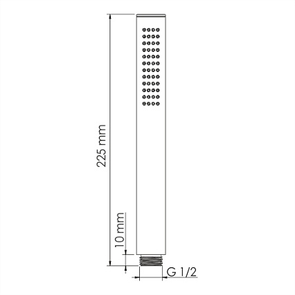 Душевой набор WasserKRAFT Neckar A2151.277.183.208.280.197.281 глянцевое золото