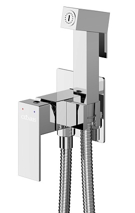 Смеситель Cezares SLIDER-DIF-01 с гигиеническим душем, хром