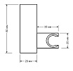 Держатель для душа Esko SH505 поворотный