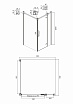 Душевой уголок Ambassador Royal 100x100 18015107-L прозрачный с рисунком, хром