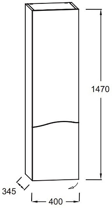 Мебель для ванной Jacob Delafon Sherwood 120 см натуральный дуб