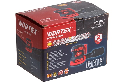 Аккумуляторная эксцентриковая шлифмашина Wortex COS 1218 E в кор. ALL1 SOLO 1334402