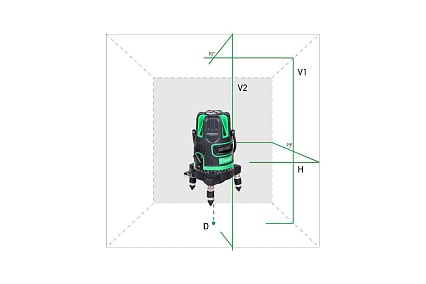 Построитель лазерных плоскостей Instrumax GREENLINER 2V IM0120