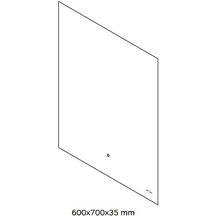 Зеркало Am.Pm X-Joy 60x70 см, с подсветкой M85MOX10601S