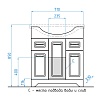 Мебель для ванной Style Line Олеандр-2 75 см белый