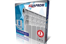 Радиатор Aquaprom 500/80 алюминиевый AL, 8 секций A21 00-00017654