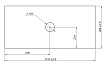 Столешница Allen Brau Fantasy 100 см graphite structure, 1.11010.GR-S