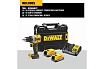 Бесщеточная дрель-шуруповерт DeWalt 2 скорости, 2 АКБ 18 В XR Li-Ion DCD800E2T-QW