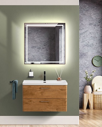 Тумба с раковиной BelBagno Due 80 см Rovere Nature