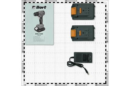 Аккумуляторная дрель-шуруповерт Bort BAB-21-BLK 93413526