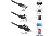 USB-видеоэндоскоп iCartool 1Мп, 1280x720, 3,5 м, 3.9 мм зонд IC-V107