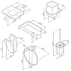 Набор аксессуаров для ванной комнаты Am.Pm Inspire V2.0 AK50D1206B черный матовый