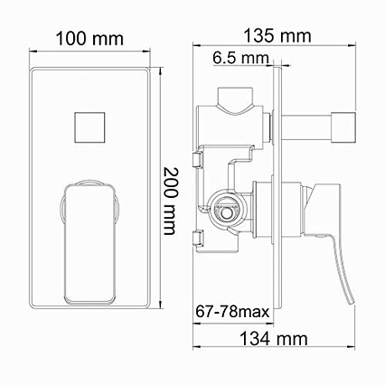 Душевой набор WasserKRAFT Aller A16067WHITE