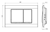 Кнопка смыва Charus Minimalista FP.310.DW.01 черный матовый