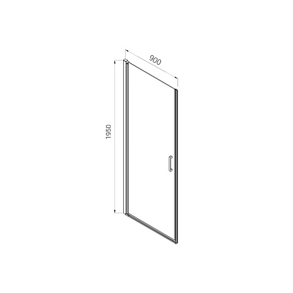 Душевой уголок Vincea Alpha VSR-3ALP9090CL 90x90 хром, прозрачное