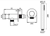 Душевой гарнитур Plumberia Shower HST3018OR золото