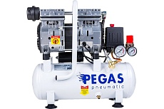 Малошумный компрессор Pegas Pneumatic PG-601 безмасляный 6615