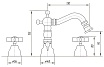 Смеситель для биде Migliore Princeton ML.PRN-825.CR хром