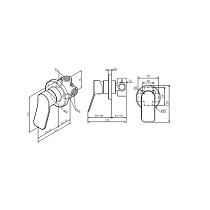 Смеситель для душа Am.Pm X-Joy F85A65022 черный матовый