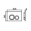 Комплект Weltwasser 10000006509 унитаз Erlenbach 004 GL-WT + инсталляция + кнопка Amberg RD-CR