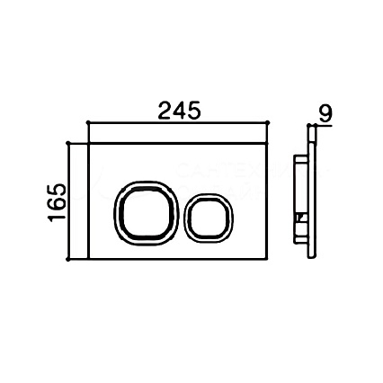 Комплект Weltwasser 10000006509 унитаз Erlenbach 004 GL-WT + инсталляция + кнопка Amberg RD-CR