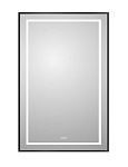 Зеркало BelBagno SPC-KRAFT-500-900-LED-TCH-WARM-NERO 50x90 см антипар, черный