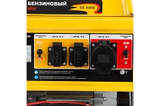 Бензиновый генератор Denzel GE 6900E, 5,5 кВт, 220В 50Гц, 25 л, электростартер 94684