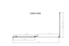 Душевой уголок Vincea Slim-N VSR-4SN8013CLGM 130x80 вороненая сталь, стекло прозрачное