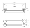 Полотенцедержатель Bemeta Omega 104204272 80 см хром