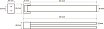 Полотенцедержатель Bemeta Gamma 145804102 двойной 42 см