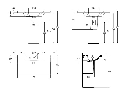 Пьедестал для раковины Ideal Standard Connect E797401