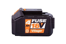 Аккумулятор Villager FUSE 18V 4.0A hli-ion с индикатором заряда 056371