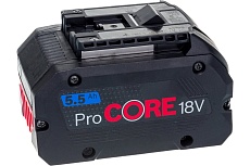 Аккумулятор ProCore 18V (18 В; 5.5 A*ч; Li-Ion) Bosch 1600A02149