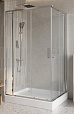 Душевой уголок BelBagno LUCE-AH-22-145/110-C-Cr 145x110 прозрачный, хром