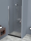 Душевая дверь BelBagno Uno 60x190 UNO-B-1-60-P-Cr рифленая