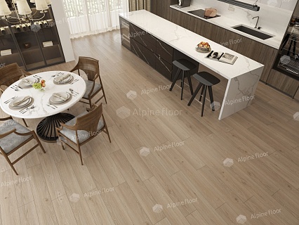 Виниловый ламинат Alpine Floor Easy Line New LVT Дуб Модера 1219.2x184.15x3 мм, ECO 3-28