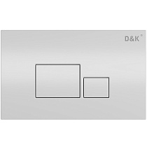 Комплект D&K DS1021602 унитаз DT1026016, инсталляция DI8055119, кнопка DB1519016 белый