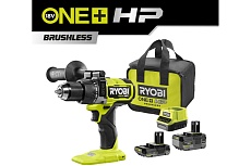 Дрель-шуруповерт Ryobi RPD18X-242S 18В, бесщеточная, ударная 5133005283