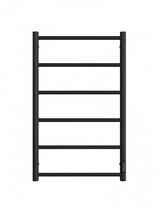 Полотенцесушитель электрический Двин J neo 50x80 диммер справа, черный матовый 4657763750640