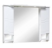 Зеркальный шкаф Руно Стиль 105 см белый