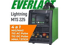 Сварочный полуавтомат Everlast lightning mts 225 (mig/tig/stick) 2EV225MTS