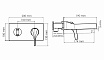 Cмеситель для раковины WasserKRAFT Sauer 7130 глянцевое золото