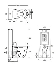 Бачок для унитаза Simas CT09bi без механизма слива