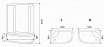 Душевая кабина Parly EC1221L 120x80см тонированная, левая